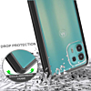 Moto Edge 20 Lite Hybrid Case with Air Cushion Technology - BLACK (Only Ground Shipping)