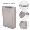 3.5" HDD Plastic Protective Case (GRAY) (Only Ground Shipping)