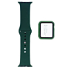 iWatch 38mm Silicone Soft Band & Bumper Case with Tempered Glass - 16 (Only Ground Shipping)