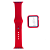 iWatch 38mm Silicone Soft Band & Bumper Case with Tempered Glass - 12 (Only Ground Shipping)