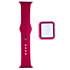 iWatch 42mm Silicone Soft Band & Bumper Case with Tempered Glass - 2 (Only Ground Shipping)