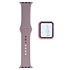iWatch 42mm Silicone Soft Band & Bumper Case with Tempered Glass - 3 (Only Ground Shipping)