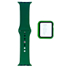 iWatch 38mm Silicone Soft Band & Bumper Case with Tempered Glass - 7 (Only Ground Shipping)