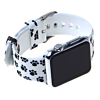 iWatch (38/40/41mm) Pattern Printed Silicone Watch Band - 13 (Only Ground Shipping)