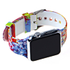 iWatch (38/40/41mm) Pattern Printed Silicone Watch Band - 15 (Only Ground Shipping)
