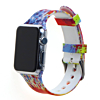 iWatch (38/40/41mm) Pattern Printed Silicone Watch Band - 15 (Only Ground Shipping)