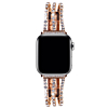 iWatch (42/44/45/49mm) Stainless Steel Band with Stones - ROSE GOLD (Only Ground Shipping)