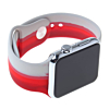 iWatch 38mm Rainbow Silicone Soft Band & Bumper Case with Tempered Glass - 2 (Only Ground Shipping)