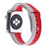iWatch 40mm Rainbow Silicone Soft Band & Bumper Case with Tempered Glass - 2 (Only Ground Shipping)