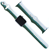 iWatch 42mm Rainbow Silicone Soft Band & Bumper Case with Tempered Glass - 4 (Only Ground Shipping)