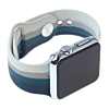 iWatch 38mm Rainbow Silicone Soft Band & Bumper Case with Tempered Glass - 5 (Only Ground Shipping)