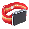 iWatch 38mm Rainbow Silicone Soft Band & Bumper Case with Tempered Glass - 7 (Only Ground Shipping)