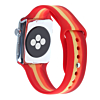 iWatch 38mm Rainbow Silicone Soft Band & Bumper Case with Tempered Glass - 7 (Only Ground Shipping)