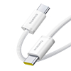 BASEUS USB C-C Dynamic 4 Braided Fast Charging Data Cable (WHITE) (100w) (3ft) (Only Ground Shipping)