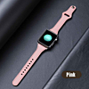 iWatch (42/44/45/49mm) Thin Genuine Leather Band - PINK (Only Ground Shipping)
