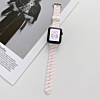 iWatch (38/40/41mm) Braided Colorful Silicone Band - LIGHT PINK (Only Ground Shipping)
