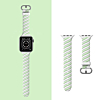 iWatch (42/44/45/49mm) Braided Colorful Silicone Band - TEAL (Only Ground Shipping)