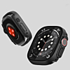 iWatch 49mm Hard PC Bumper Case with Tempered Glass - BLACK (Only Ground Shipping)