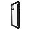 3in1 Hybrid Clear Soft TPU Hard PC Back Cover Case - BLACK for iPhone 12 / 12 Pro (Only Ground Shipping)