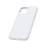 Soft Solid Silicone Case (Full Buttom Cover) - WHITE for iPhone 12 / 12 Pro (Only Ground Shipping)
