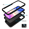 New Design Shockproof Tough Case - BLACK for iPhone 12 Pro Max (Only Ground Shipping)