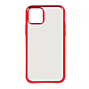Acrylic Dual Layer Transparent Case - RED for iPhone 12 Pro Max (Only Ground Shipping)
