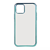 Acrylic Dual Layer Transparent Case - TEAL for iPhone 12 / 12 Pro (Only Ground Shipping)