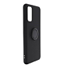 Galaxy S20 Soft Solid Case with Ring - BLACK (Only Ground Shipping)