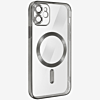 Shiny Wireless Charging Clear Case - SILVER for iPhone 11 (Only Ground Shipping)