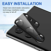 Back Camera Tempered Glass for Galaxy S22 Ultra (BLACK)