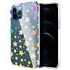 Laser Rainbow Soft TPU and Hard Plastic Case - Style 6 for iPhone 12 Pro Max (Only Ground Shipping)