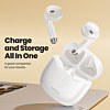 Toocki TWS Bluetooth 5.3 Wireless Earbuds (WHITE) (Only Ground Shipping)