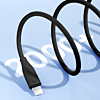 Toocki USB A-L Non-MFI Fast Charging Data Cable (BLACK) (6ft) (20W) (Only Ground Shipping)