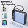 Toocki Power Bank with Built-In Cable and LCD Indicator (20000 mAh / 22.5W) (Only Ground Shipping)