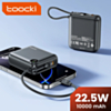 Toocki Power Bank with Built-In Cable and LCD Indicator (10000 mAh / 22.5W) (Only Ground Shipping)