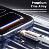 Toocki Compact Zinc Alloy USB C-C Super-Fast Charging Data Cable (100W) (3ft) (Only Ground Shipping)