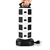 4 Layer Multi Plug Socket Charging Station - 14AC Outlets 4 USB Ports (Only Ground Shipping)