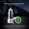 Esoulk PD QC USB A+C Car Charger (SILVER) (48W) (Only Ground Shipping)