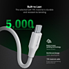 Esoulk C-C Fast Charging Cable (WHITE) (5ft) (60W) (Only Ground Shipping)