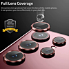 Metal Ring with HD Tempered Glass for Galaxy S22 Ultra (BURGUNDY)