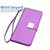 Elegant Leather Wallet Case PURPLE for iPhone 11 Pro Max (Only Ground Shipping)
