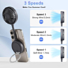 POMGEAR Aero Mate Bendable Magnetic Portable Fan with Magnetic Phone Stand (BLACK) (Only Ground Shipping)