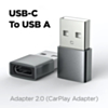 Powerpeak USB C to USB A CarPlay Adapter 2.0 (Only Ground Shipping)