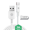 PowerPeak ECONOMY USB A-C Cable (WHITE) (3ft) (60W) (Only Ground Shipping)
