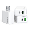 Esoulk PD & QC Wall Charger (WHITE) (20W) (Pack of 12) (Only Ground Shipping)