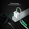 Esoulk PD & QC Wall Charger (WHITE) (20W) (Pack of 12) (Only Ground Shipping)