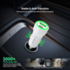 Esoulk PD & QC USB A+C Car Charger (WHITE) (20W) (Pack of 12) (Only Ground Shipping)