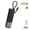 Esoulk Built-in USB-C Foldable AC Wall Plug Power Bank (BLACK) (5000 mAh / 20W) (Only Ground Shipping)