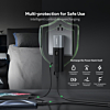 Esoulk Built-in USB-C Foldable AC Wall Plug Power Bank (BLACK) (5000 mAh / 20W) (Only Ground Shipping)
