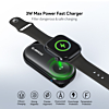 Esoulk Smart Watch Wireless Charging Power Bank (1200 mAh) (BLACK) (Only Ground Shipping)